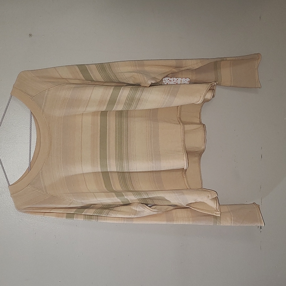 NWT Free People Baja Striped Tshirt - Picture 2 of 5